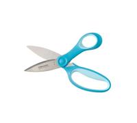 Fiskars Super Ciseaux pour Enfants à Partir de 8 ans, Ciseaux Puissants pour les Matériaux Épais, Coupe le Carton et le Fil de Fer, Longueur : 15,3 cm, Bleu, 1082506