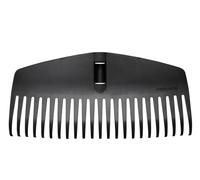 Fiskars Tête de balai à gazon Solid – 23 dents, 42 cm, noir, compatible manche Solid