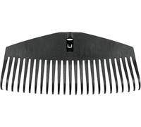 Fiskars Tête de balai à gazon Solid L – 25 dents en plastique, 51,1 cm, Noir, sans manche