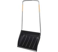 Fiskars Traîneau à neige SnowXpert 74 cm Tête en plastique Manche en aluminium Noir/Orange 1003470