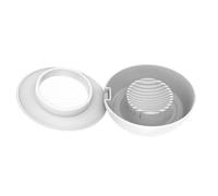 Fiskars Tranche-œufs, Plastique/Acier inoxydable, 13,3 x 12 x 4,2 cm, Functional Form, Blanc, 1016126