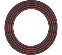 Fiskars Tuyau d’arrosage Solid 19 mm (3/4”), 15 m, Noir/Rouge
