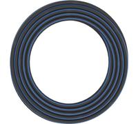 Fiskars Tuyau d'Arrosage XL, Protection Contre UV, Testé sous Pression, Résistance à la Torsion Niveau 4 (sur 5), 50 m, Ø 1,3 cm (1/2''), 7 kg, Noir/Orange/Bleu, 1027106