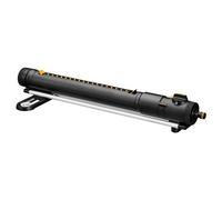 Fiskars X-Series Arroseur Oscillant S-L, Avec Filtre Amovible et Outil de Nettoyage des Buses, Arroseur pour 300-500 m², Noir/Orange, 1070831