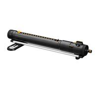 Fiskars X-Series Arroseur Oscillant S-M, Avec Filtre Amovible et Outil de Nettoyage des Buses, Arroseur pour 150-300 m², Noir/Orange, 1070832