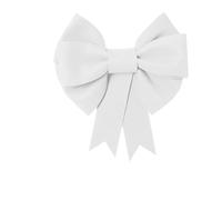 fiskenet Nœud géant en papier mousse - Accessoires - Décoration de fête - Fond d'intérieur - Décoration murale à suspendre (95-125 cm, blanc)