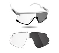 Fiskr Lentille polarisée de rechange compatible avec les lunettes de soleil Oakley BXTR OO9280, résistantes aux chocs et parfaitement adaptées, Photochromique clair à gris, Taille unique