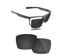 Fiskr Verres de rechange compatibles avec les lunettes de soleil Costa Del Mar Rinconcito 06S9016 60 mm, résistantes aux chocs et ajustement parfait, noir classique, Taille unique