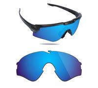 Fiskr Verres polarisés de rechange compatibles avec les lunettes de soleil Oakley Si Ballistic M Frame Alpha OO9296, résistantes aux chocs, bleu glace, Taille unique