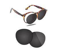 Fiskr Verres polarisés de rechange compatibles avec les lunettes de soleil Ray-Ban RB2180 51 mm, résistants aux chocs et ajustement parfait, noir classique, Taille unique