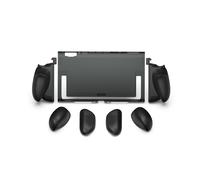 FissionGrip pour Nintendo Switch 2 (2025) Savage Raven by Skull & Co. : Coque de protection séparée et dockable, coque fine en PC avec poignée détachable, Noir