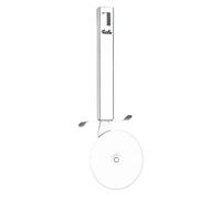 Fissler 084-028-05-000/0 Cutter à pizza Acier 18/10 Argent