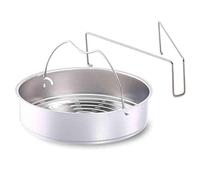 Fissler 610-300-00-800/0 Panier Vapeur pour Autocuiseur, Perforé - Diamètre 22 cm, avec Trépied