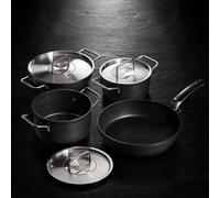 Fissler Adamant / Aluminium-Bräter (Ø 28 cm, 4,3L) Bratopf-beschichtung avec le couvercle en métal, antiadhésif - Induktion