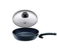 Fissler Adamant Comfort - Poêle antiadhésive résistante aux rayures, tous types de feux, induction, 24 cm, lot de 4 ustensiles EKM Living