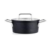 Fissler Adamant Faitout En Aluminium (18 cm, 2 l) Avec Revêtement Antiadhésif, Avec Couvercle Métallique, Compatible Induction, Anthracite