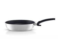 Fissler Adamant Poêle à Frire en Acier Inoxydable (Ø 28 cm) à Revêtement Anti-Adhésif, Résistante Aux Rayures - Compatible Induction
