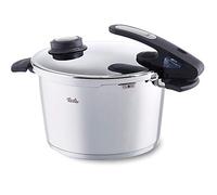 Fissler Autocuiseur INOX, 26 cm, Volume : 8 L, Tous Feux Dont Induction, Fonction cuiseur Vapeur, Verrouillage sécurisé, Vitavit Edition Design