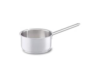 Fissler Casserole à Queue en Acier Inoxydable (Ø 12 cm, 0,5 l), pour Petites Bouchées, Sans Couvercle, Non Revêtue - Compatible Induction, Argentée