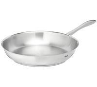 Fissler Catania Poêle en Acier Inoxydable (Ø 28 cm), Poêle à Queue Non Revêtue, Sauteuse, Idéale pour Une Cuisson Croustillante, pour Tout Type de Feu - Y Compris l’Induction