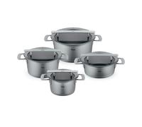 Fissler Collection Phi Jeu De 4 Pièces Avec Faitouts 16/20/24 cm + Sautoir 20 cm mGD