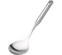 Fissler Essential Cuillère à riz en acier inoxydable (32 cm) Grande cuillère de service, cuillère à légumes, avec œillet de suspension, passe au lave-vaisselle