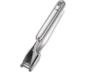 Fissler Essential Presse-ail en acier inoxydable (20 cm) pour hacher l'ail et le gingembre, avec œillet de suspension, passe au lave-vaisselle