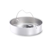 Fissler / Insert à Vapeur (Ø 22 Cm) Pour Autocuiseur En Acier Inoxydable, Non Perforé, Avec Trépied, Argenté