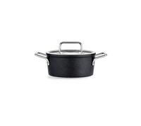 FISSLER Kochtopf mit Gasdeckel ADAM0ANT 18cm/2l Anihaft/Schwarz noir