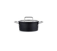 FISSLER Kochtopf mit Gasdeckel ADAM0ANT 20cm/2,7l Anihaft/Schwarz noir