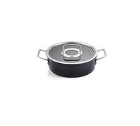 FISSLER Kochtopf mit Glasdeckel ADAMANT 24cm/3,1l Antihaft/Schwarz noir