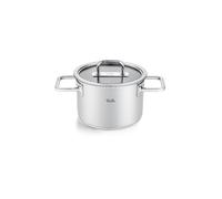 FISSLER Kochtopf mit Glasdeckel VISEO PRO 16cm/1,9l Edelstahl argent