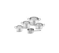 FISSLER Kochtopf Set 5-tlg. mit Glasdeckel ORIGINAL PROFI COLLECTION Edelstahl/Matt argent