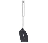 Fissler Original Profi Collection Grande spatule en acier inoxydable avec fente en silicone Argenté