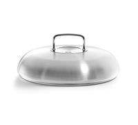Fissler Couvercle rond en acier inoxydable Ø 24 cm pour faitouts et poêles – Compatible induction