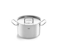 Fissler Original-Profi Collection Faitout en Acier Inoxydable (Ø 24 cm, 6,3 l) avec Couvercle Métallique Et Graduation Intérieure - Compatible Induction