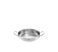 Fissler Original-Profi Collection Poêle à Servir en Acier Inoxydable (Ø 28 cm, 3,0 l), Poêle Ronde, Bord Haut, Non Revêtue - Compatible Induction, Argenté