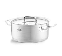 Fissler Original-Profi Collection Sautoir (Ø 24 cm, 4,6 l) en Acier Inoxydable, Cocotte avec Couvercle Métallique - Compatible Induction