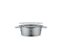 Fissler Phi Collection Marmite (20 cm, 2,3 l) avec couvercle en verre - Casserole en acier inoxydable, adaptée à l'induction, économe en énergie, passe au lave-vaisselle, qualité supérieure fabriquée