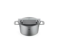 Fissler Phi Collection Marmite en acier inoxydable avec couvercle en verre 16 cm, 1,9 l, petite, adaptée à l'induction, économe en énergie, passe au lave-vaisselle, qualité supérieure fabriquée en