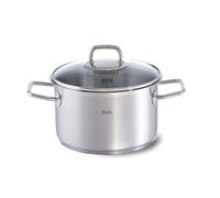 Fissler Viseo / Pot En Acier Inoxydable (3,6 Litres, Ø 20 Cm) Avec Couvercle En Verre, Économe En Énergie, Pour Tous Types de Cuisinières Et Induction, Argenté