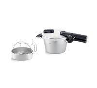 Fissler Vitaquick Autocuiseur (2,5 L, Diamètre 18 cm), avec Insert, en Acier Inoxydable, 2 Niveaux de Cuisson, Fabriqué en Allemagne, Induction