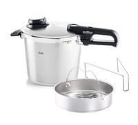 Fissler Vitavit Premium Autocuiseur (6 l, Ø 22 cm) Marmite à Pression en Acier Inoxydable, 4 Niveaux de Cuisson, avec Panier - Compatible Induction