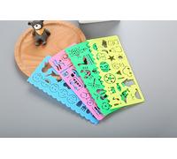 Fissuraminants Multifonctions Créatifs Pour Enfants,Règles De Genre Et Variables,Étudiant Mignon,Apprentissage De La Papeterie,Pratique Du Dessin,Peinture,4 Pièces - Type 4 Pcs