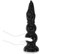 Fist Gode, l'ouverture de l'anus entraîneur cul trame jouet sexuel avec coupe d'aspiration 3 boules G-spot dildo, parfait pour le fist vaginal ou anal, gode monstre mignon pour se masturber (24cm)