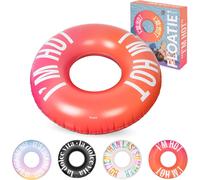 Fisura ¿ Anneau de flottaison Gonflable. 120 cm avec soupape Pratique pour gonflage et dégonflage instantané. Parfait Bain Piscine ou mer.