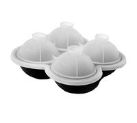Fisura - Bac à glaçons en silicone en forme original. Moule à glaçons Grand bac à glaçons original. Bac à glaçons pour glaçons, sans BPA. Facile à démonter. (Sphère)