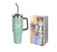 fisura. - Bouteille d'eau thermique de 1,2 litres. Grande bouteille thermique. Sans BPA. Garde au froid pendant 24 heures et au chaud pendant 12 heures. Paille incluse. 9,8 x 27,8 (Lots of ice, blu)