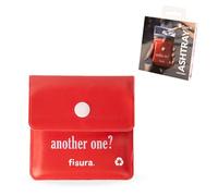 Fisura - Cendrier de poche portable “You light my fire”. Accessoire idéal pour voiture, balades et voyages. Pochette originale réutilisable pour transporter vos cendres. 8 x 8 cm.