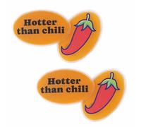 Fisura - Chauffe-Mains Original “Chili”. Mini Chauffe-Mains en Gel réutilisable. Chauffe-Mains de Poche pour activités en Plein air. Chauffe-Mains Facile à Utiliser. 4 unités